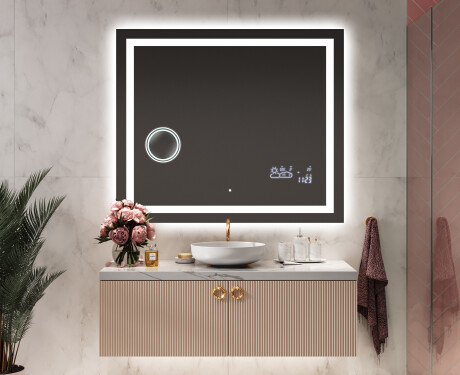 Koupelnové zrcadlo s LED podsvícením L15 #9