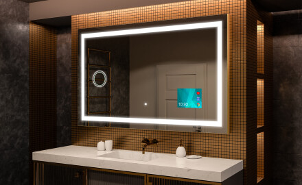 Koupelnové zrcadlo s LED podsvícením L15