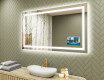 Koupelnové zrcadlo s LED podsvícením L15 120x80cm - SmartScreen, DualColor