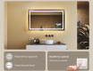 Koupelnové zrcadlo s LED podsvícením L15 120x80cm - SmartScreen, DualColor #6