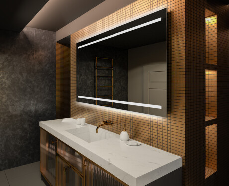 Koupelnové zrcadlo s LED podsvícením L23