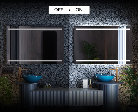 Koupelnové zrcadlo s LED podsvícením L23 #3