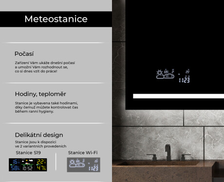 Koupelnové zrcadlo s LED podsvícením L23 #5