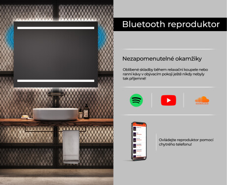 Koupelnové zrcadlo s LED podsvícením L23 #6