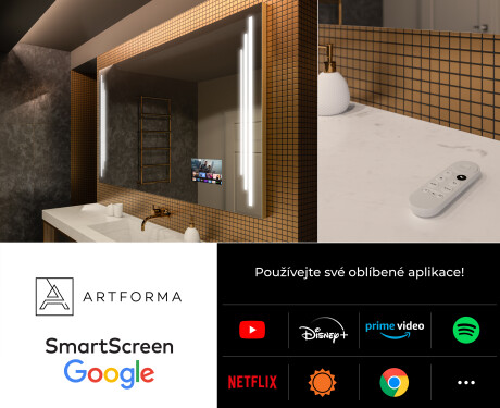 Koupelnové zrcadlo s LED podsvícením L27 #5