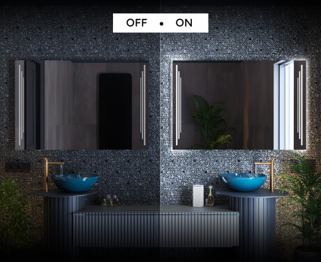 Koupelnové zrcadlo s LED podsvícením L27 #3