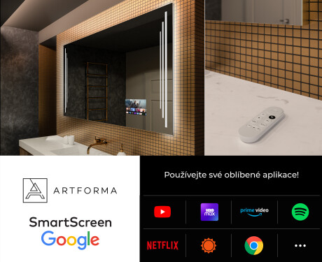 Koupelnové zrcadlo s LED podsvícením L27 #4