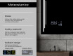 Koupelnové zrcadlo s LED podsvícením L27 #5