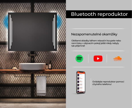 Koupelnové zrcadlo s LED podsvícením L27 #6