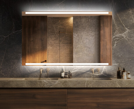 Koupelnové zrcadlo s LED podsvícením L47