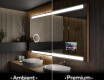 Koupelnové zrcadlo s LED podsvícením L47 #1