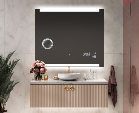 Koupelnové zrcadlo s LED podsvícením L47 #9