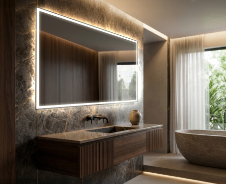 Koupelnové zrcadlo s LED podsvícením L49