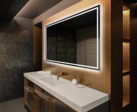 Koupelnové zrcadlo s LED podsvícením L49