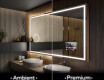 Koupelnové zrcadlo s LED podsvícením L49