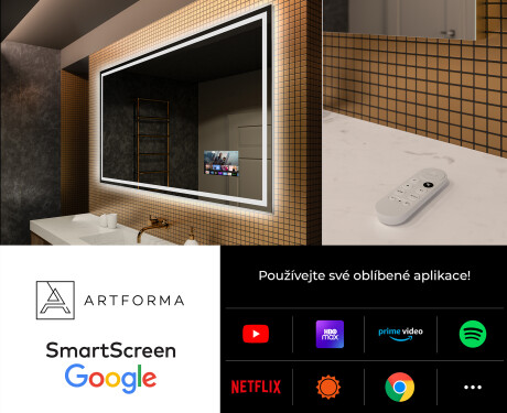 Koupelnové zrcadlo s LED podsvícením L49 #4