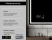 Koupelnové zrcadlo s LED podsvícením L49 #5