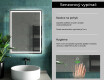 Koupelnové zrcadlo s LED podsvícením L49 #7