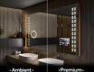 Koupelnové zrcadlo s LED podsvícením L55 #1
