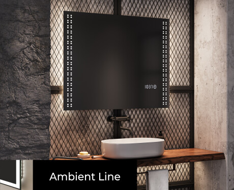 Koupelnové zrcadlo s LED podsvícením L55 #3