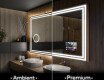 Koupelnové zrcadlo s LED podsvícením L57 #1