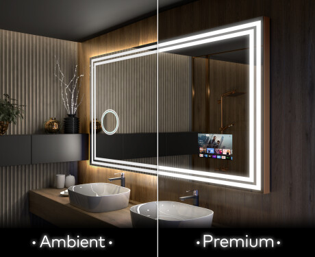 Koupelnové zrcadlo s LED podsvícením L57 #1