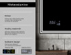 Koupelnové zrcadlo s LED podsvícením L57 #5