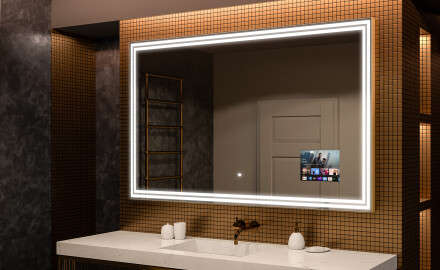 Koupelnové zrcadlo s LED podsvícením L57