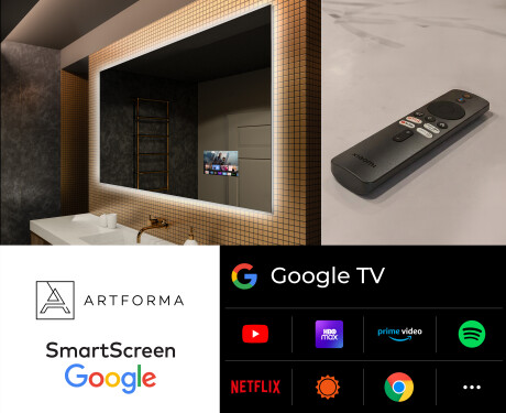 Koupelnové zrcadlo s LED podsvícením L58 #5