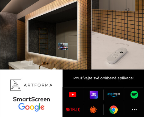 Koupelnové zrcadlo s LED podsvícením L58 #4