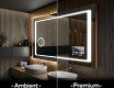Koupelnové zrcadlo s LED podsvícením L61 #1