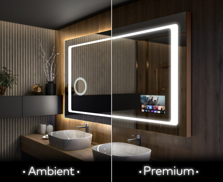 Koupelnové zrcadlo s LED podsvícením L61 #1