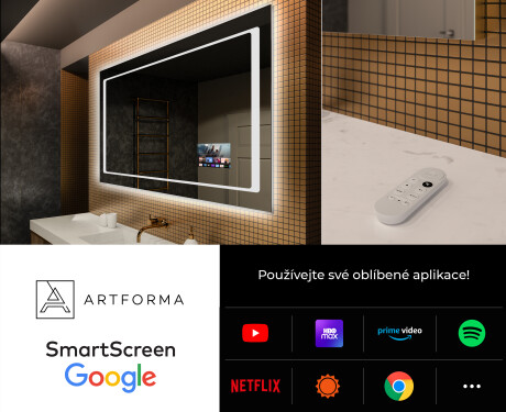 Koupelnové zrcadlo s LED podsvícením L61 #4