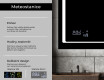 Koupelnové zrcadlo s LED podsvícením L61 #5