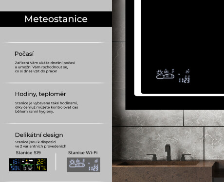 Koupelnové zrcadlo s LED podsvícením L61 #5