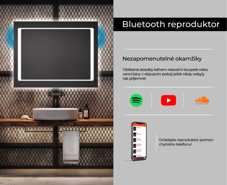 Koupelnové zrcadlo s LED podsvícením L61 #6