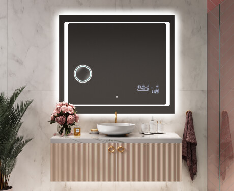 Koupelnové zrcadlo s LED podsvícením L61 #9