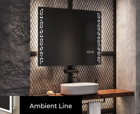Koupelnové zrcadlo s LED podsvícením L65 #3
