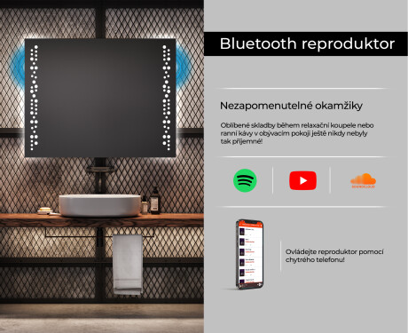 Koupelnové zrcadlo s LED podsvícením L65 #6