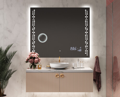 Koupelnové zrcadlo s LED podsvícením L65 #9