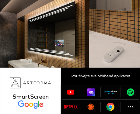 Koupelnové zrcadlo s LED podsvícením L75 #4