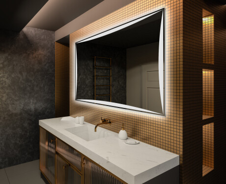 Koupelnové zrcadlo s LED podsvícením L77