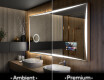 Koupelnové zrcadlo s LED podsvícením L77 #1