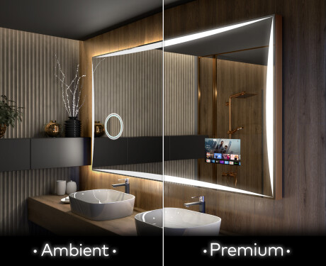 Koupelnové zrcadlo s LED podsvícením L77 #1