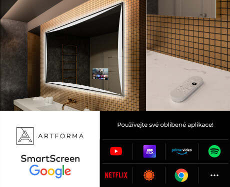 Koupelnové zrcadlo s LED podsvícením L77 #4