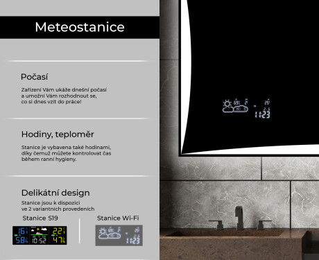Koupelnové zrcadlo s LED podsvícením L77 #5