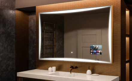 Koupelnové zrcadlo s LED podsvícením L77