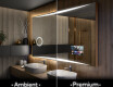 Koupelnové zrcadlo s LED podsvícením L78 #1