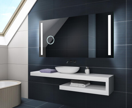 Zrcadlo s bateriovým osvětlením LED L02 #2