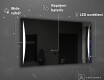 Zrcadlo s bateriovým osvětlením LED L135 #4